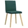 Sillas de comedor 6 unidades tela verde oscuro | Foro24.es | Tu tienda online para hogar, jardín y más Foro24.es