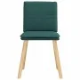 Sillas de comedor 6 unidades tela verde oscuro | Foro24.es | Tu tienda online para hogar, jardín y más Foro24.es