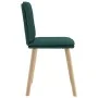 Sillas de comedor 6 unidades tela verde oscuro | Foro24.es | Tu tienda online para hogar, jardín y más Foro24.es