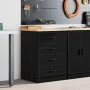 Armario de almacenamiento para garaje negro 60x51x85 cm von , Armarios industriales - Ref: Foro24-860599, Preis: 115,91 €, Ra...