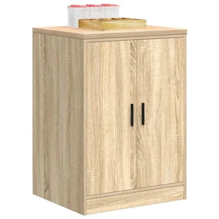 Armario de almacenamiento para garaje Roble Sonoma 60x51x85 cm by , Armarios industriales - Ref: Foro24-860573, Price: 107,22...