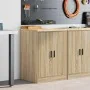 Armario de almacenamiento para garaje Roble Sonoma 60x51x85 cm by , Armarios industriales - Ref: Foro24-860573, Price: 107,22...