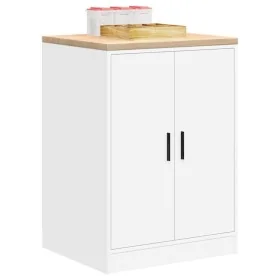 Armario de almacenamiento para garaje blanco 60x51x85 cm de , Armarios industriales - Ref: Foro24-860571, Precio: 91,17 €, De...