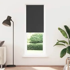 Estor Enrollable Opaco negro 80x230 cm Tela Ancho 75,7 cm by , Blinds and blinds - Ref: Foro24-4010942, Price: 21,08 €, Disco...