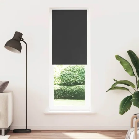 Estor Enrollable Opaco negro 80x230 cm Tela Ancho 75,7 cm by , Blinds and blinds - Ref: Foro24-4010942, Price: 23,70 €, Disco...