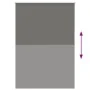 Estor Enrollable Opaco gris 115x150 cm Tela Ancho 110,7 cm by , Blinds and blinds - Ref: Foro24-4011131, Price: 27,25 €, Disc...