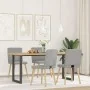 Sillas de comedor 4 uds tela gris nube de , Sillas de comedor - Ref: Foro24-3315230, Precio: 199,30 €, Descuento: %