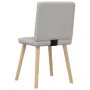 Sillas de comedor 4 uds tela gris nube de , Sillas de comedor - Ref: Foro24-3315230, Precio: 199,30 €, Descuento: %