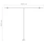 Toldo de pie automático crema 300x250 cm de vidaXL, Toldos - Ref: Foro24-3069507, Precio: 421,16 €, Descuento: %