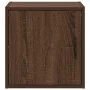 Armario de pared para garaje madera de ingeniería marrón roble de , Armarios industriales - Ref: Foro24-860637, Precio: 36,08...