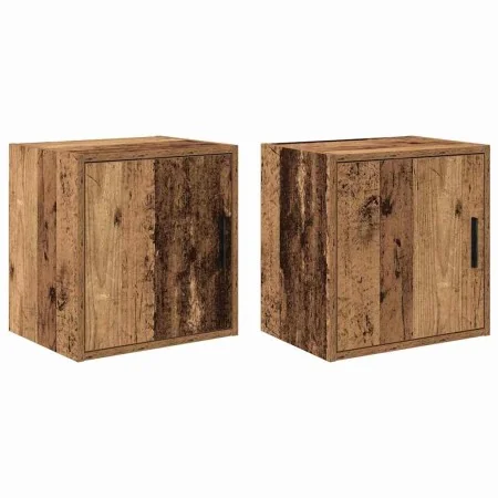 Armarios de pared 2 uds para garaje madera antigua madera de , Armarios industriales - Ref: Foro24-860640, Precio: 59,44 €, D...