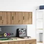 Armarios de pared 2 uds para garaje madera artesanal roble by , Armarios industriales - Ref: Foro24-860642, Price: 59,44 €, D...