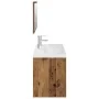 Juego de muebles de baño 3 piezas madera ingeniería envejecida de , Muebles de baño - Ref: Foro24-3328911, Precio: 339,08 €, ...
