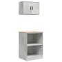 Armarios 2 uds para garaje madera de ingeniería ris hormigón by , Armarios industriales - Ref: Foro24-3328281, Price: 99,57 €...