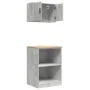 Armarios 2 uds para garaje madera de ingeniería ris hormigón by , Armarios industriales - Ref: Foro24-3328281, Price: 99,57 €...