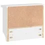 Perchero de pared SANDNES madera maciza pino blanco 45x12x35cm | Foro24.es | Tu tienda online para hogar, jardín y más Foro24.es