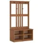 Perchero de entrada SANDENS madera maciza de pino 87x40x159,5cm de , Bancos para recibidores y almacenamiento - Ref: Foro24-4...