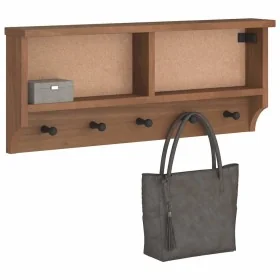 Perchero de pared SANDNES madera maciza de pino