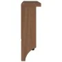 Perchero de pared SANDNES madera maciza de pino 87x12x35 cm de , Percheros para sombreros y abrigos - Ref: Foro24-4010470, Pr...
