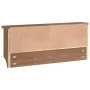 Perchero de pared SANDNES madera maciza de pino 87x12x35 cm de , Percheros para sombreros y abrigos - Ref: Foro24-4010470, Pr...
