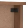 Perchero de pared SANDNES madera maciza de pino 87x12x35 cm de , Percheros para sombreros y abrigos - Ref: Foro24-4010470, Pr...