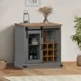 Aparador HALDEN con puerta corredera gris 80x40x80 cm von , Sideboards - Ref: Foro24-4018423, Preis: 214,07 €, Rabatt: %