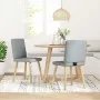 Sillas de comedor giratorias 2 unidades tela gris claro by , dining chairs - Ref: Foro24-4101121, Price: 103,29 €, Discount: %