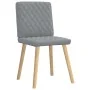 Sillas de comedor giratorias 2 unidades tela gris claro by , dining chairs - Ref: Foro24-4101121, Price: 103,29 €, Discount: %