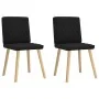 Sillas de comedor 2 unidades tela negro von , Essstühle - Ref: Foro24-4101123, Preis: 103,71 €, Rabatt: %