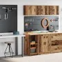 Armarios 2 uds para garaje madera ingeniería antigua madera by , Armarios industriales - Ref: Foro24-3328276, Price: 80,19 €,...
