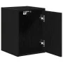 Armario de pared para garaje madera de ingeniería negra von , Armarios industriales - Ref: Foro24-860609, Preis: 29,48 €, Rab...