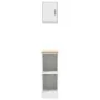 Armarios 2 uds para garaje madera de ingeniería blanco by , Armarios industriales - Ref: Foro24-3328260, Price: 66,96 €, Disc...