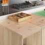 Armarios 2 uds para garaje madera de ingeniería roble sonoma de , Armarios industriales - Ref: Foro24-3328262, Precio: 67,77 ...