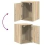Armarios 2 uds para garaje madera de ingeniería roble sonoma de , Armarios industriales - Ref: Foro24-3328262, Precio: 67,77 ...