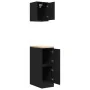 Armarios 2 uds para garaje madera de ingeniería negro by , Armarios industriales - Ref: Foro24-3328288, Price: 76,28 €, Disco...