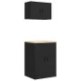 Armarios 2 uds para garaje madera de ingeniería negro von , Armarios industriales - Ref: Foro24-3328306, Preis: 164,29 €, Rab...
