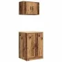 Armarios 2 uds para garaje madera ingeniería antigua madera by , Armarios industriales - Ref: Foro24-3328312, Price: 119,60 €...