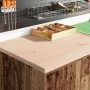 Armarios 2 uds para garaje madera ingeniería antigua madera by , Armarios industriales - Ref: Foro24-3328312, Price: 119,60 €...