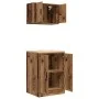 Armarios 2 uds para garaje madera ingeniería antigua madera by , Armarios industriales - Ref: Foro24-3328312, Price: 119,60 €...