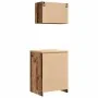 Armarios 2 uds para garaje madera ingeniería antigua madera by , Armarios industriales - Ref: Foro24-3328312, Price: 119,60 €...