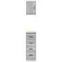Armarios 2 uds para garaje madera ingeniería gris sonoma by , Armarios industriales - Ref: Foro24-3328319, Price: 102,14 €, D...