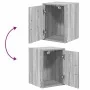 Armarios 2 uds para garaje madera ingeniería gris sonoma by , Armarios industriales - Ref: Foro24-3328319, Price: 102,14 €, D...
