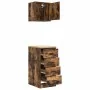 Armarios 2 uds para garaje madera ingeniería roble ahumado by , Armarios industriales - Ref: Foro24-3328327, Price: 103,14 €,...