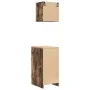 Armarios 2 uds para garaje madera ingeniería roble ahumado by , Armarios industriales - Ref: Foro24-3328327, Price: 103,14 €,...