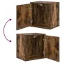 Armarios 2 uds para garaje madera ingeniería roble ahumado by , Armarios industriales - Ref: Foro24-3328327, Price: 103,14 €,...