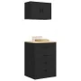 Armarios 2 uds para garaje madera de ingeniería negro von , Armarios industriales - Ref: Foro24-3328333, Preis: 165,47 €, Rab...