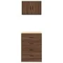 Armarios 2 uds para garaje madera ingeniería marrón roble von , Armarios industriales - Ref: Foro24-3328338, Preis: 131,47 €,...