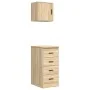 Armarios 2 uds para garaje madera de ingeniería roble sonoma de , Armarios industriales - Ref: Foro24-3328325, Precio: 114,65...