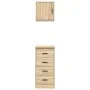 Armarios 2 uds para garaje madera de ingeniería roble sonoma de , Armarios industriales - Ref: Foro24-3328325, Precio: 114,65...