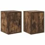 Armarios de pared 2 uds para garaje madera roble ahumado de , Armarios industriales - Ref: Foro24-860616, Precio: 42,60 €, De...
